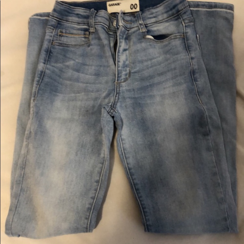 garage high rise jeans